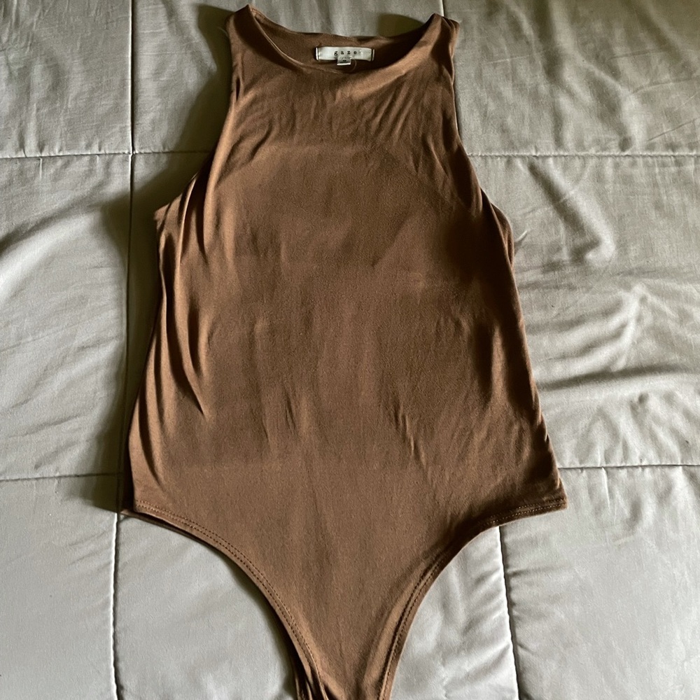 Brown bodysuit